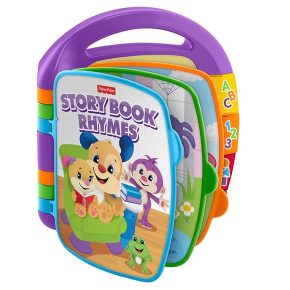 Fisher-Price Laugh & Learn Storybook Rhymes Take-Along Musical Learning Book - Picture 1 of 12